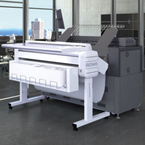 Folding machine for ROWE large format printers - ROWE VarioFold Compact Inline KIT