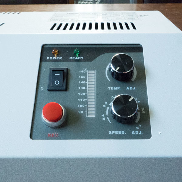 Fuji-Lamipacker laminating machine_control panel