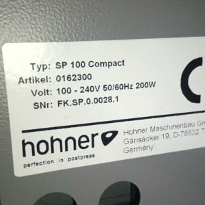 Selänmuotoilija Hohner SP 100 Compact
