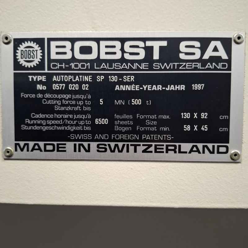 Bobst Autoplatine SP 130-SER_6